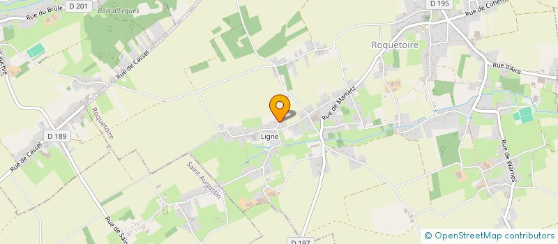 localisation de l'entreprise MONSIEUR JEAN-CLAUDE HIDOUX  ROQUETOIRE