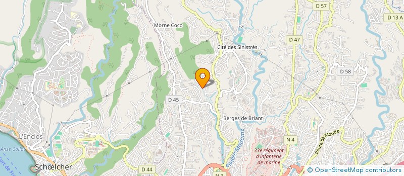 localisation de l'entreprise MONSIEUR JEAN-CLAUDE HOUE  FORT-DE-FRANCE