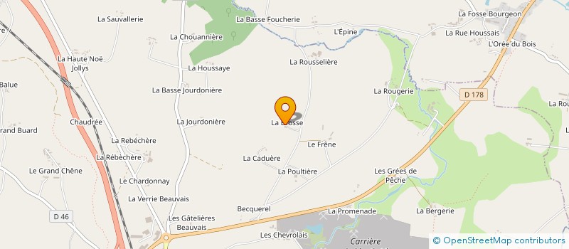 localisation de l'entreprise MONSIEUR JEAN-CLAUDE HOUSSAIS à MARTIGNE-FERCHAUD