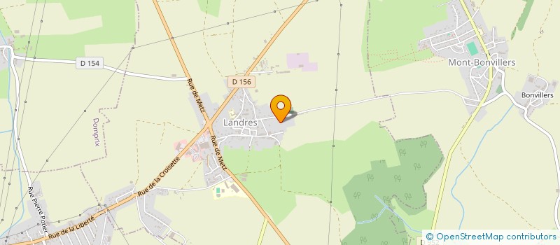 localisation de l'entreprise MONSIEUR JEAN CLAUDE HUMBERT  LANDRES