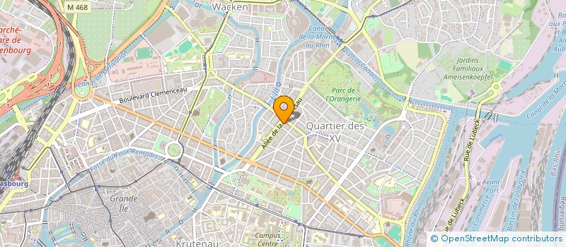 localisation de l'entreprise MONSIEUR JEAN-CLAUDE HUSSER à STRASBOURG
