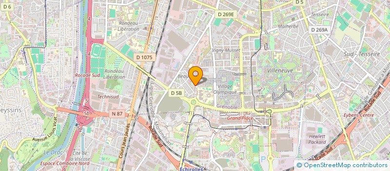 localisation de l'entreprise MONSIEUR JEAN-CLAUDE ILUNGA MULAMBA à GRENOBLE