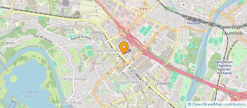 localisation de l'entreprise MONSIEUR JEAN-CLAUDE IMER à CERGY