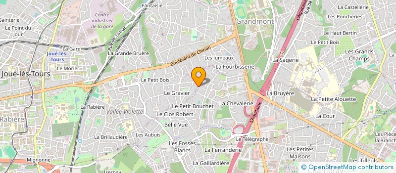 localisation de l'entreprise MONSIEUR JEAN-CLAUDE ISOPE  JOUE-LES-TOURS