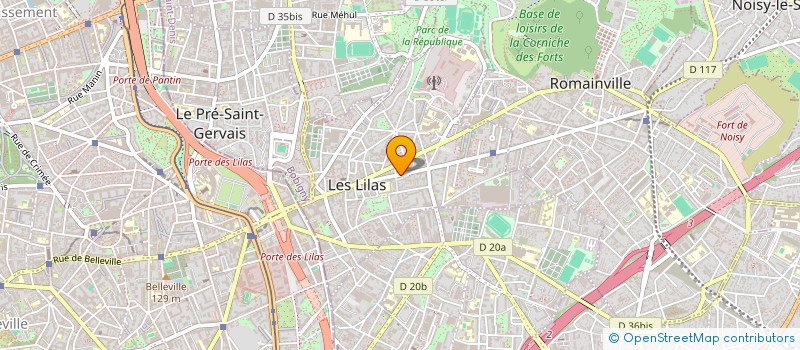 localisation de l'entreprise MONSIEUR JEAN-CLAUDE JABOUILLE à LES LILAS