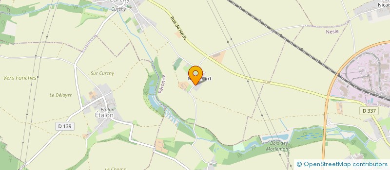 localisation de l'entreprise MONSIEUR JEAN-CLAUDE JACQUEMIN  CURCHY