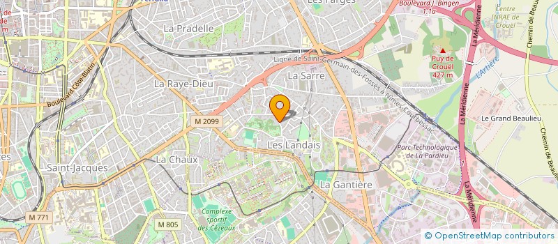 localisation de l'entreprise MONSIEUR JEAN-CLAUDE JAMILLOUX  CLERMONT-FERRAND