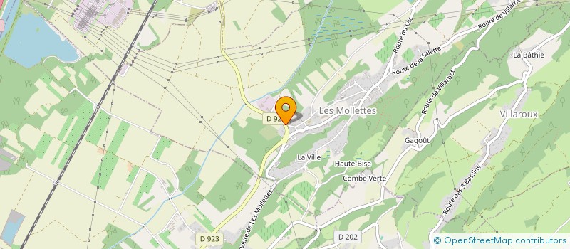 localisation de l'entreprise MONSIEUR JEAN CLAUDE JAMONT  PORTE-DE-SAVOIE