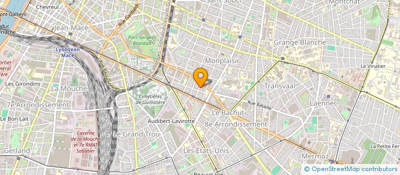 localisation de l'entreprise MONSIEUR JEAN-CLAUDE JANIN-REYNAUD  LYON