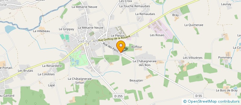 localisation de l'entreprise MONSIEUR JEAN-CLAUDE JARNIER à SIXT-SUR-AFF