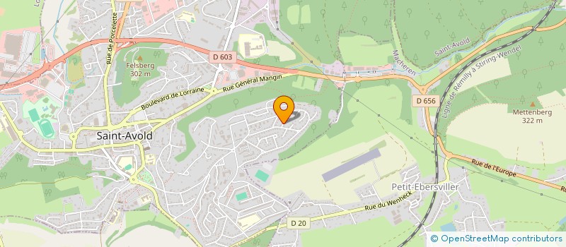 localisation de l'entreprise MONSIEUR JEAN-CLAUDE JASKULA  SAINT-AVOLD