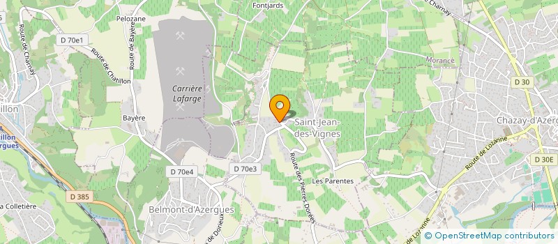 localisation de l'entreprise MONSIEUR JEAN CLAUDE JAUSONS  SAINT-JEAN-DES-VIGNES