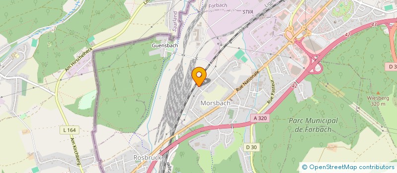 localisation de l'entreprise MONSIEUR JEAN CLAUDE JAXEL  MORSBACH