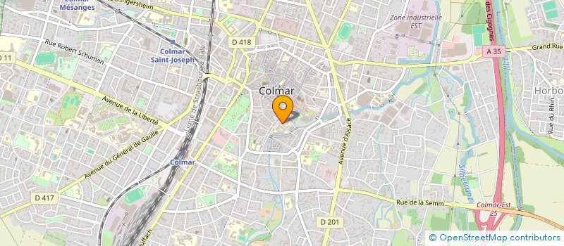 localisation de l'entreprise MONSIEUR JEAN-CLAUDE JEHEL à COLMAR