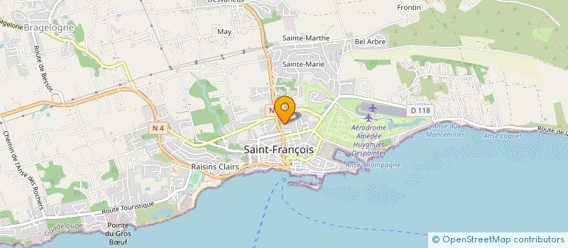 localisation de l'entreprise MONSIEUR JEAN-CLAUDE JENASTE à SAINT-FRANCOIS