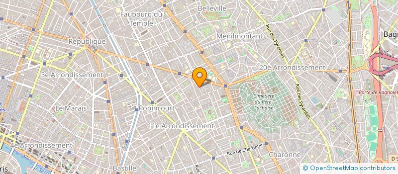 localisation de l'entreprise MONSIEUR JEAN-CLAUDE JONES  PARIS