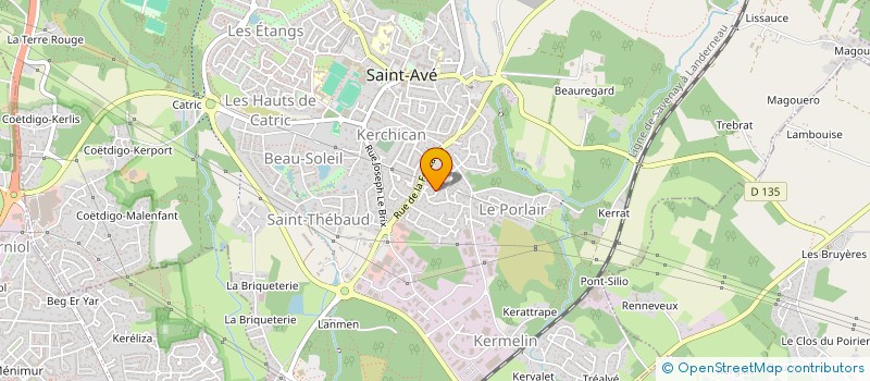 localisation de l'entreprise MONSIEUR JEAN-CLAUDE JOUBEL  SAINT-AVE