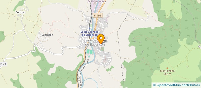 localisation de l'entreprise MONSIEUR JEAN-CLAUDE JULIEN  SAINT-GEORGES-DE-LUZENCON