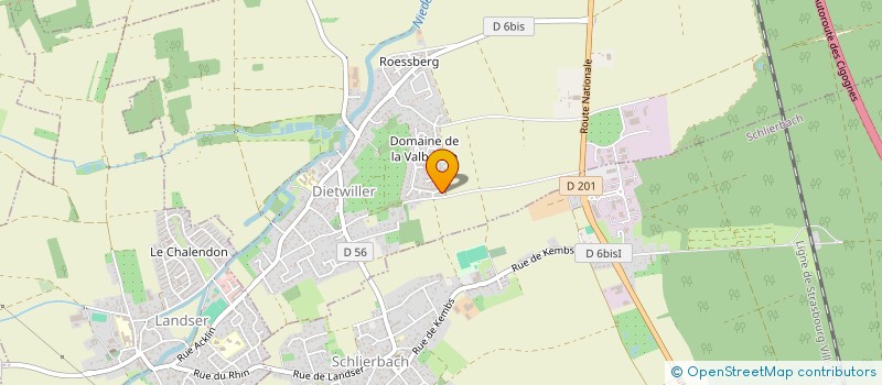 localisation de l'entreprise MONSIEUR JEAN-CLAUDE KIEFER  DIETWILLER