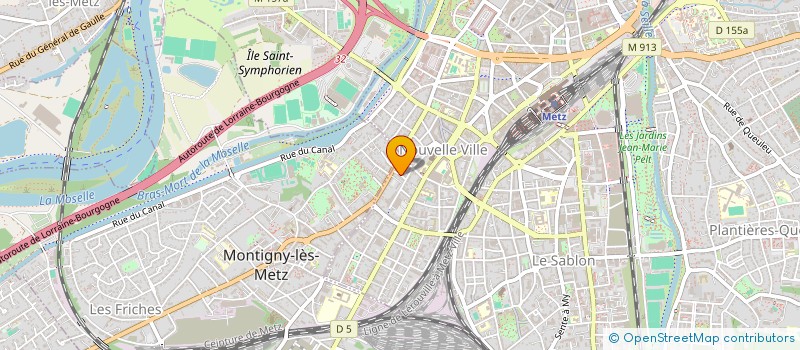 localisation de l'entreprise MONSIEUR JEAN-CLAUDE KLINKERT  METZ