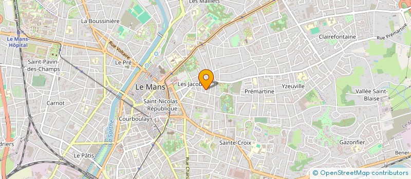 localisation de l'entreprise MONSIEUR JEAN CLAUDE KOENIG  LE MANS