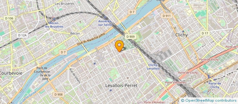 localisation de l'entreprise MONSIEUR JEAN-CLAUDE KYRIACOU  LEVALLOIS-PERRET