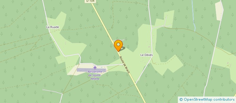 localisation de l'entreprise MONSIEUR JEAN CLAUDE LA RHUBARBE  SAINTE-HELENE