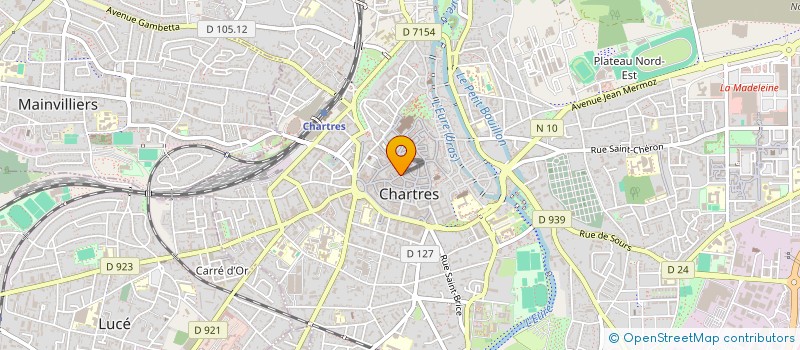 localisation de l'entreprise MONSIEUR JEAN-CLAUDE LABARRE à CHARTRES
