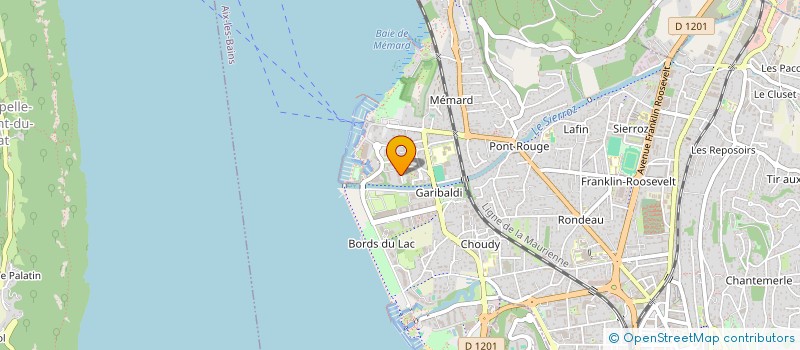 localisation de l'entreprise MONSIEUR JEAN-CLAUDE LACHAT  AIX-LES-BAINS