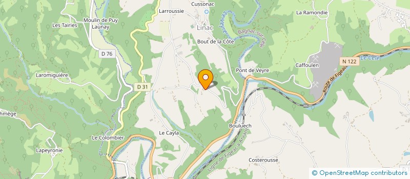 localisation de l'entreprise MONSIEUR JEAN-CLAUDE LACOMBE  LINAC