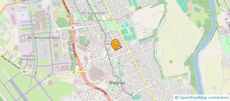 localisation de l'entreprise MONSIEUR JEAN-CLAUDE LACOMBE  BLAGNAC