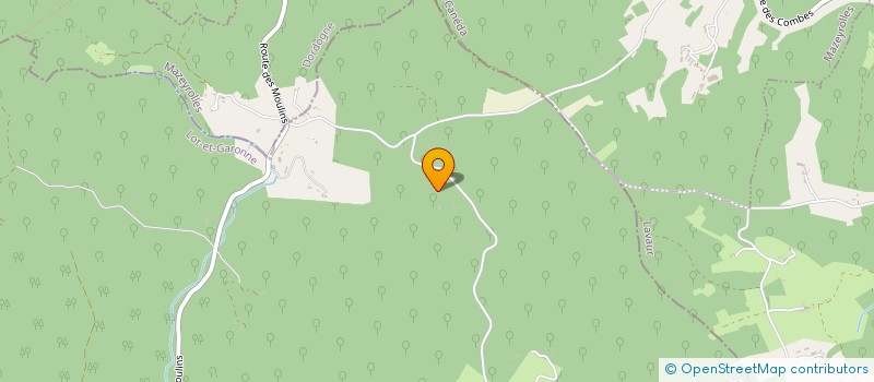 localisation de l'entreprise MONSIEUR JEAN-CLAUDE LACOSTE  BLANQUEFORT-SUR-BRIOLANCE