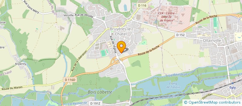localisation de l'entreprise MONSIEUR JEAN-CLAUDE LACROIX  BRUYERES-LE-CHATEL