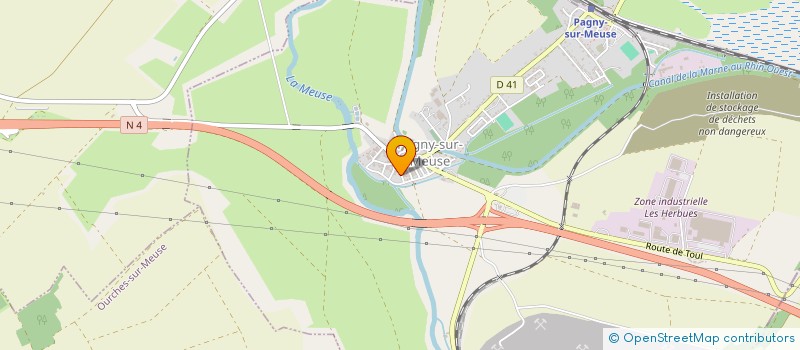 localisation de l'entreprise MONSIEUR JEAN CLAUDE LAFFAILLE à PAGNY-SUR-MEUSE