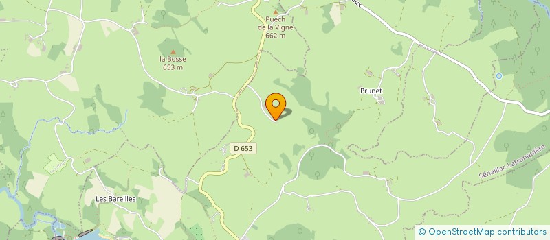 localisation de l'entreprise MONSIEUR JEAN-CLAUDE LAFON  SENAILLAC-LATRONQUIERE