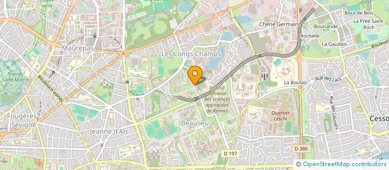 localisation de l'entreprise MONSIEUR JEAN-CLAUDE LAISNE  RENNES