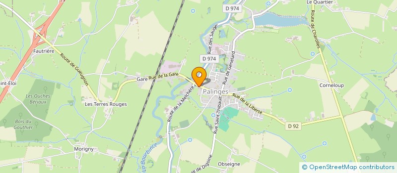 localisation de l'entreprise MONSIEUR JEAN-CLAUDE LALAIN  PALINGES