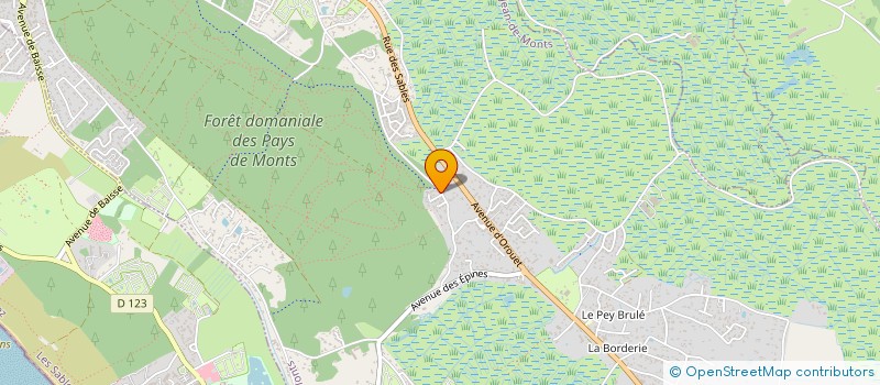 localisation de l'entreprise MONSIEUR JEAN-CLAUDE LAMARCHE  SAINT-JEAN-DE-MONTS