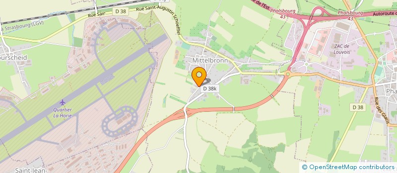 localisation de l'entreprise MONSIEUR JEAN-CLAUDE LAMBELET  MITTELBRONN