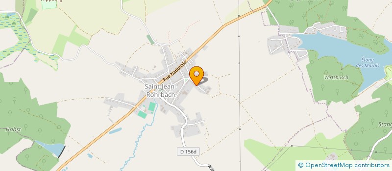 localisation de l'entreprise MONSIEUR JEAN-CLAUDE LAMBINE  SAINT-JEAN-ROHRBACH