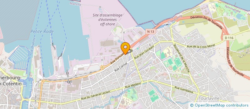 localisation de l'entreprise MONSIEUR JEAN-CLAUDE LAMY  CHERBOURG-EN-COTENTIN