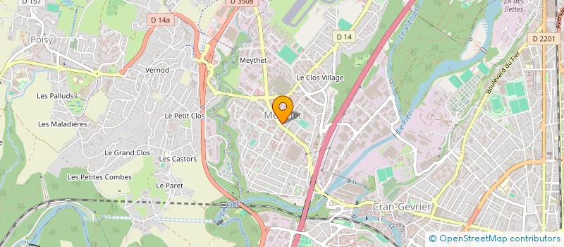 localisation de l'entreprise MONSIEUR JEAN-CLAUDE LAPORTE  ANNECY