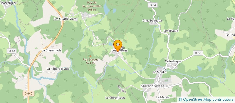 localisation de l'entreprise MONSIEUR JEAN-CLAUDE LARDY  MAISONNISSES