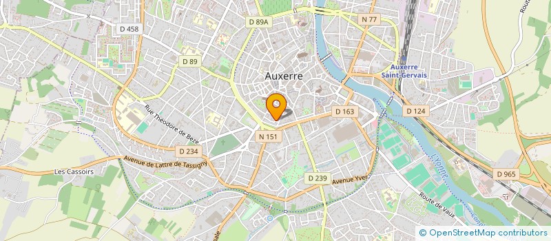 localisation de l'entreprise MONSIEUR JEAN-CLAUDE LARRIVE à AUXERRE