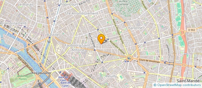 localisation de l'entreprise MONSIEUR JEAN-CLAUDE LATIL  PARIS