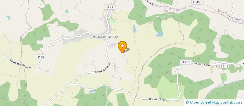localisation de l'entreprise MONSIEUR JEAN-CLAUDE LATRY  BRASSEMPOUY