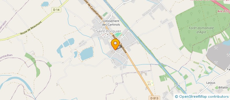 localisation de l'entreprise MONSIEUR JEAN-CLAUDE LAURESTANT  SAINT-PORQUIER