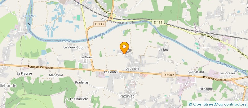 localisation de l'entreprise MONSIEUR JEAN-CLAUDE LAVAL  LES COTEAUX PERIGOURDINS