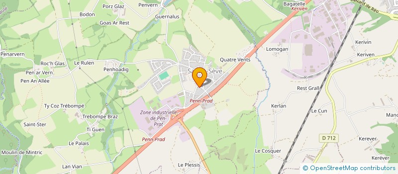 localisation de l'entreprise MONSIEUR JEAN-CLAUDE LAVANANT  SAINTE-SEVE