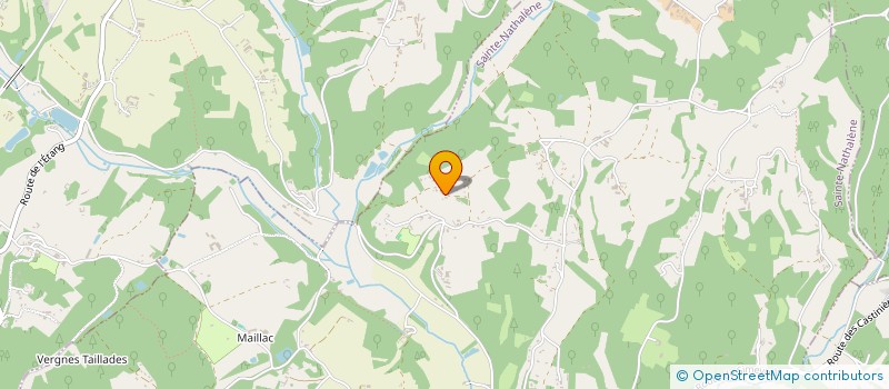 localisation de l'entreprise MONSIEUR JEAN-CLAUDE LAVAUD  SAINTE-NATHALENE